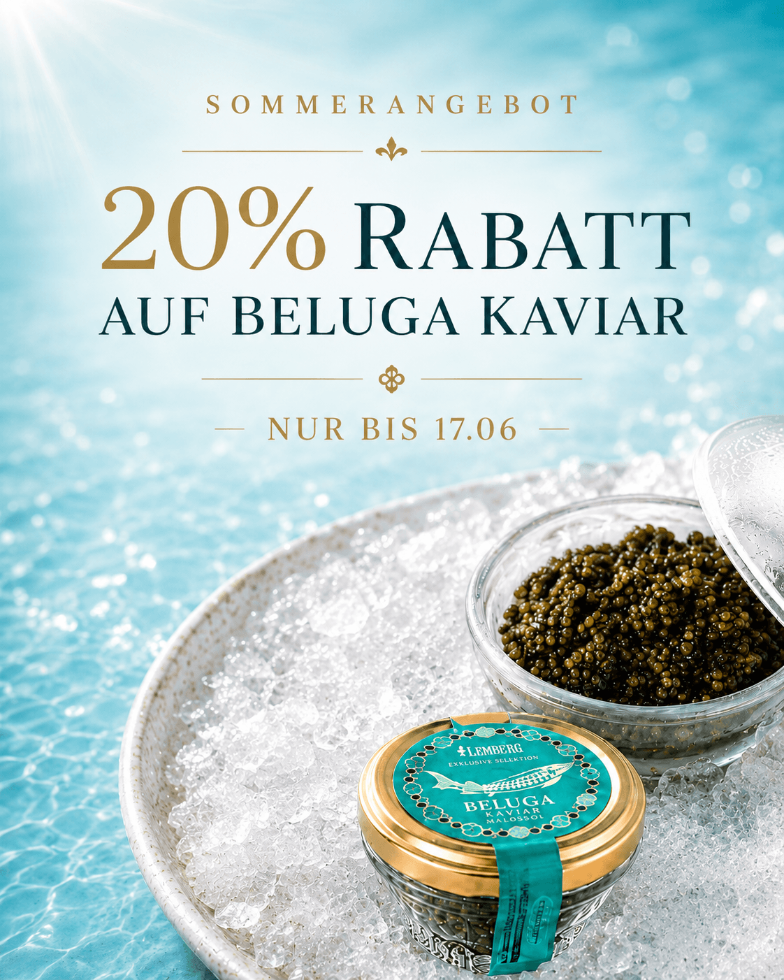 20% off caviar