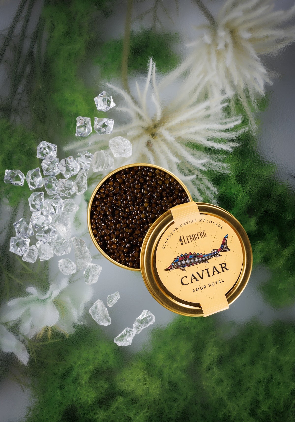Sturgeon Caviar AMUR ROYAL, 2 x 100g