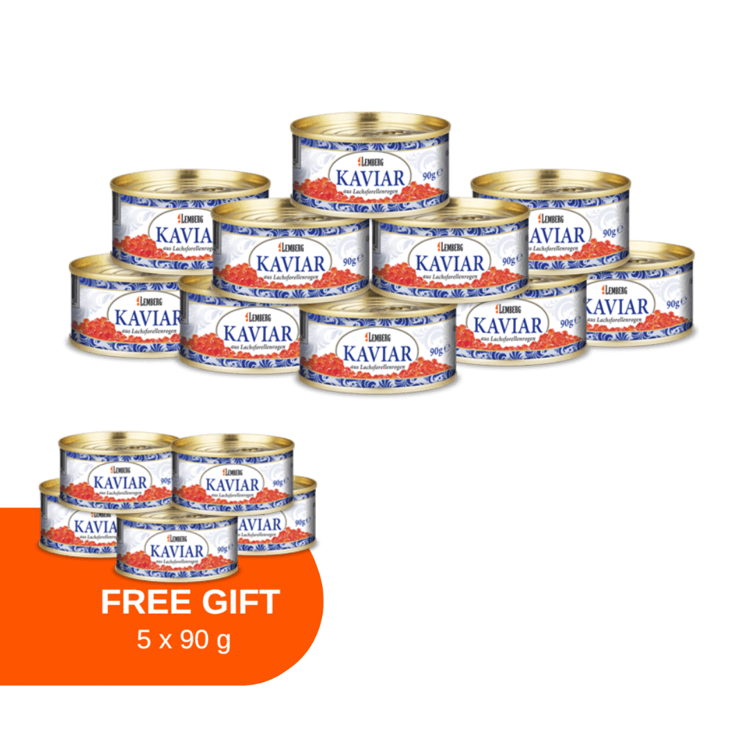 Ikry z pstruha, 10+5 x 90 g