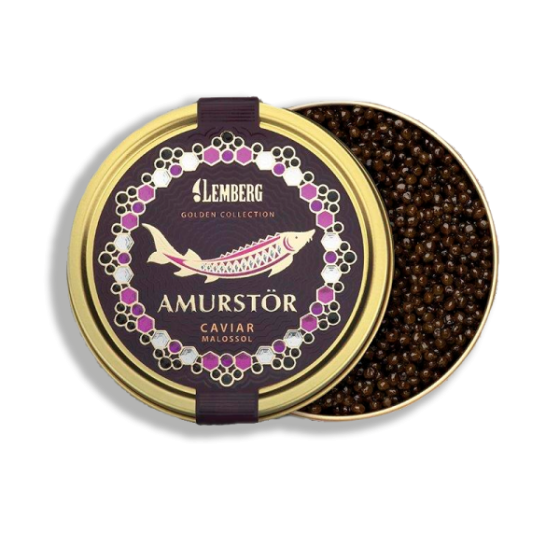 Kaviár z amurského jesetera, 100 g